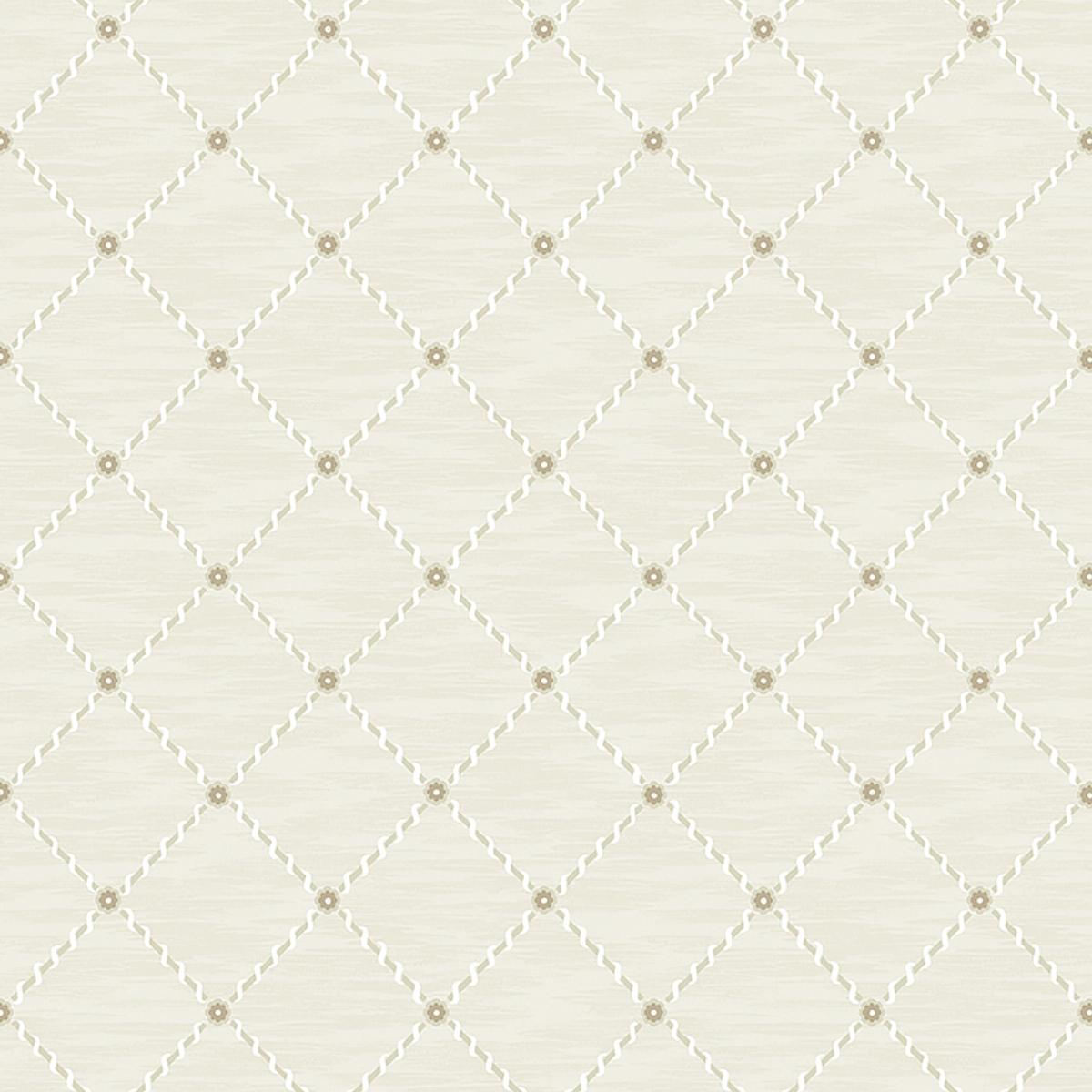 Borastapeter Golden Trellis Parchment And Gold Wallpaper