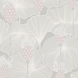 Borastapeter Umbrella Leaves Grey Wallpaper