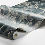 Borastapeter Indigo Garden Blue Wallpaper