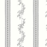 Borastapeter Drottningholm Grey Wallpaper