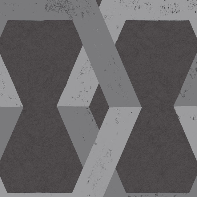 Borastapeter Tribe Pewter Wallpaper