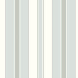 Borastapeter Stockholm Stripe Sky And Silver Wallpaper