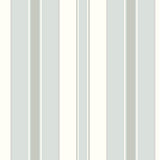 Borastapeter Stockholm Stripe Sky And Silver Wallpaper
