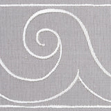 Schumacher White On Grey Greek Waves Trim