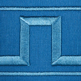 Schumacher Teal Greek Key Embroidered Tape