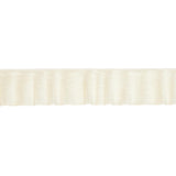 Schumacher Bone Botticelli Silk Ruffle Trim