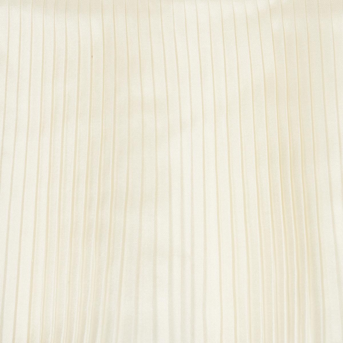 Schumacher Bone Botticelli Silk Ruffle Trim