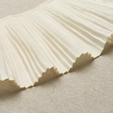 Schumacher Botticelli Silk Ruffle Bone Trim