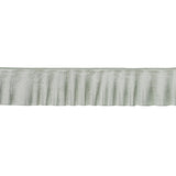 Schumacher Mineral Botticelli Silk Ruffle Trim