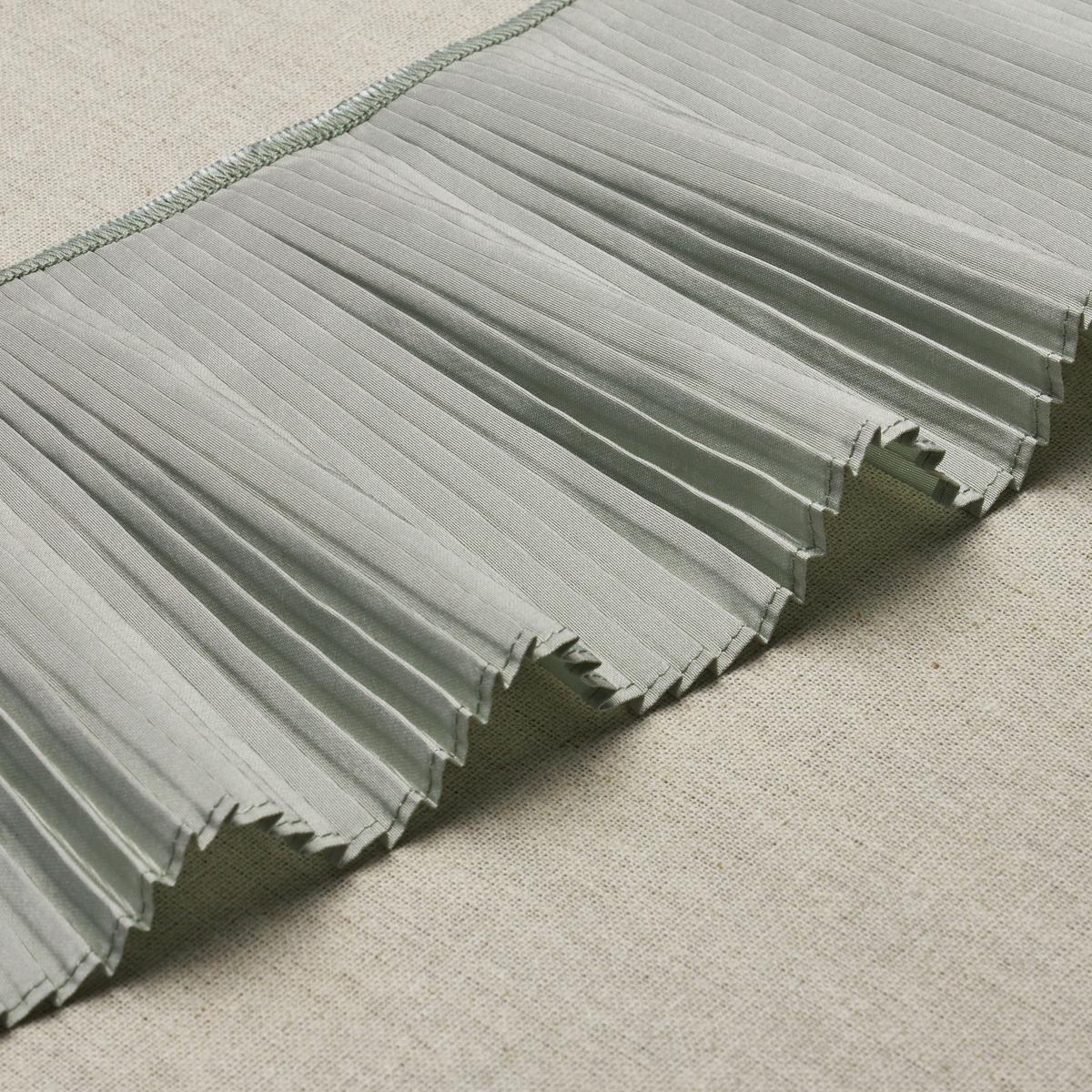 Schumacher Botticelli Silk Ruffle Mineral Trim