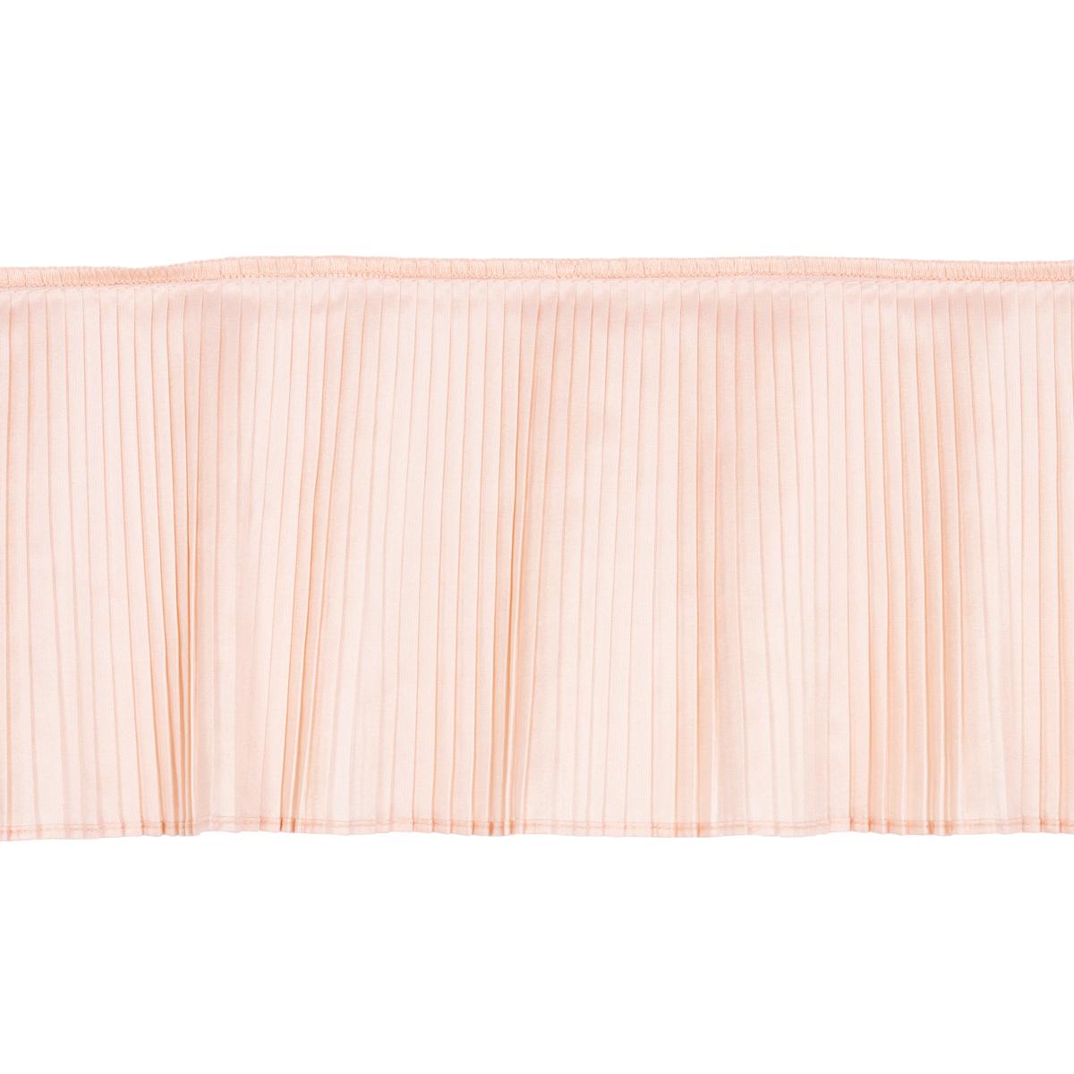 Schumacher Shell Botticelli Silk Ruffle Trim