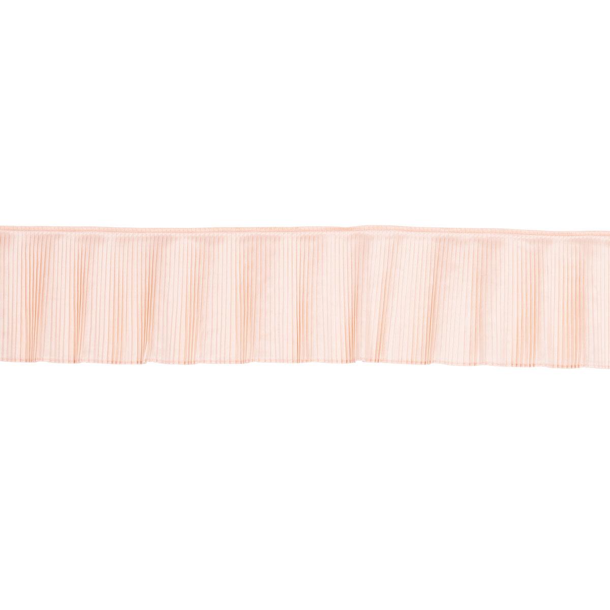 Schumacher Shell Botticelli Silk Ruffle Trim