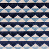 Schumacher Ridge Line Velvet Slate Blue Fabric