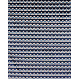 Schumacher Ridge Line Velvet Slate Blue Fabric