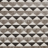 Schumacher Ridge Line Velvet Stone Grey Fabric