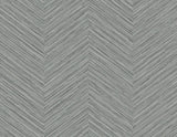 A-Street Prints Apex Weave Grey Wallpaper