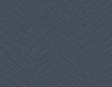 A-Street Prints Apex Weave Blue Wallpaper