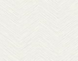 A-Street Prints Apex White Weave Wallpaper