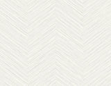 A-Street Prints Apex Weave White Wallpaper