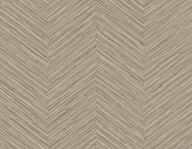 A-Street Prints Apex Light Brown Weave Wallpaper