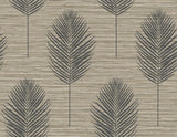 A-Street Prints Bali Fern Light Brown Wallpaper