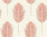 A-Street Prints Bali Coral Fern Wallpaper