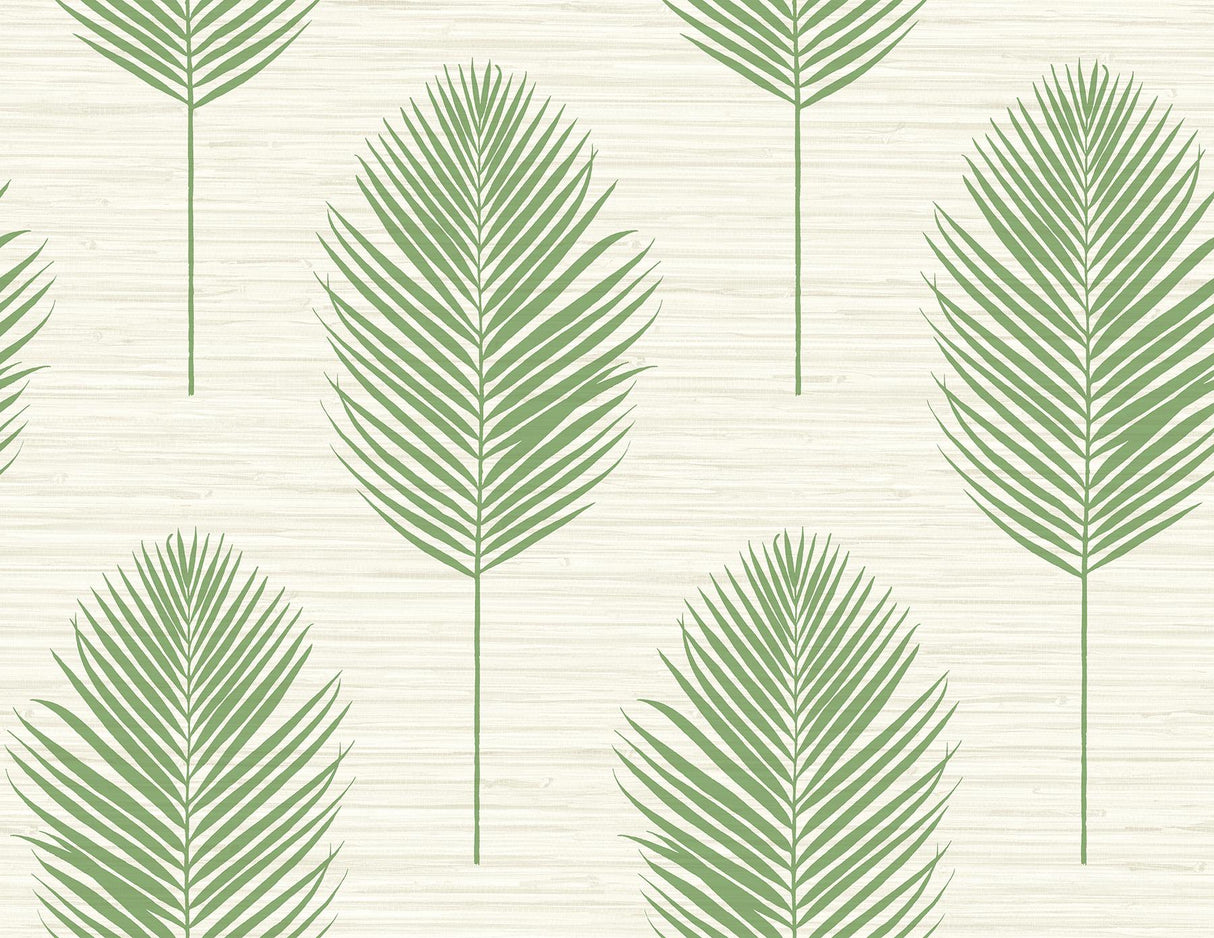 A-Street Prints Bali Fern Green Wallpaper