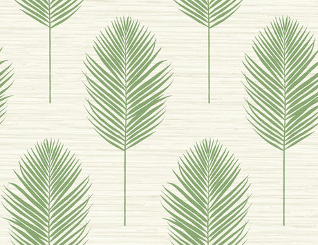A-Street Prints Bali Fern Green Wallpaper
