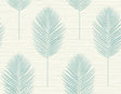 A-Street Prints Bali Aqua Fern Wallpaper