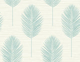 A-Street Prints Bali Aqua Fern Wallpaper