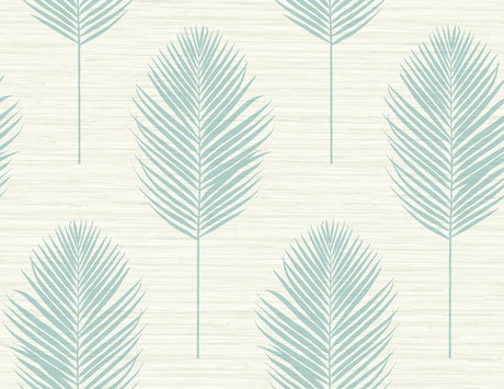 A-Street Prints Bali Aqua Fern Wallpaper