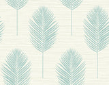 A-Street Prints Bali Fern Aqua Wallpaper