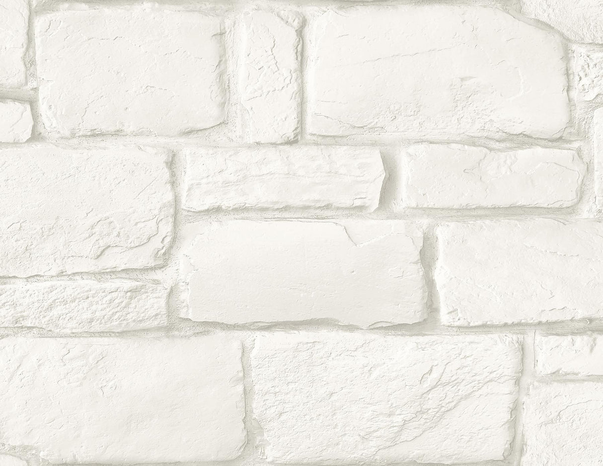 A-Street Prints Casablanca Stone Ivory Wallpaper