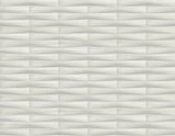 A-Street Prints Gator Light Grey Geometric Stripe Wallpaper