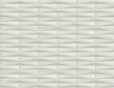 A-Street Prints Gator Geometric Stripe Light Grey Wallpaper