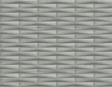 A-Street Prints Gator Geometric Stripe Slate Wallpaper