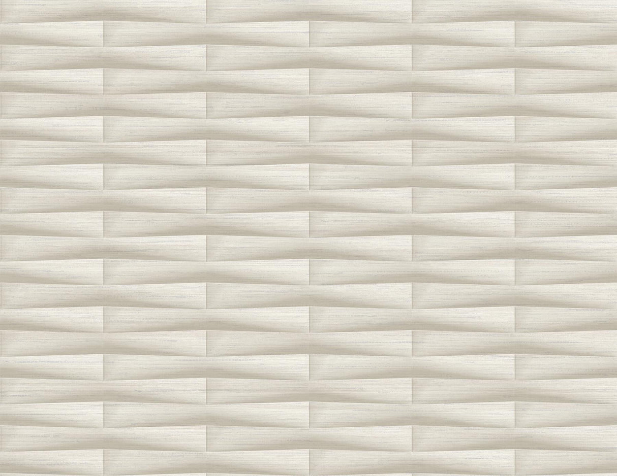 A-Street Prints Gator Beige Geometric Stripe Wallpaper
