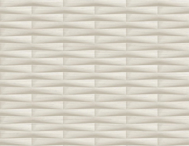A-Street Prints Gator Beige Geometric Stripe Wallpaper