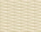 A-Street Prints Gator Wheat Geometric Stripe Wallpaper