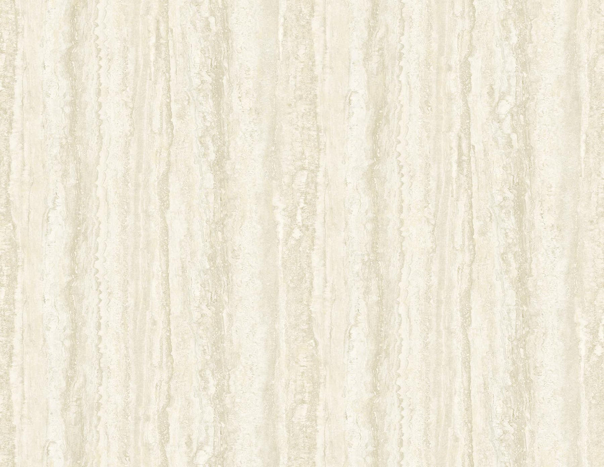A-Street Prints Hilton Cream Marbled Paper Wallpaper