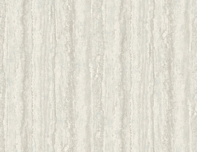A-Street Prints Hilton Light Grey Marbled Paper Wallpaper