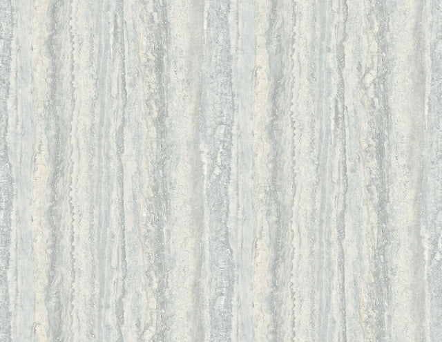 A-Street Prints Hilton Aqua Marbled Paper Wallpaper