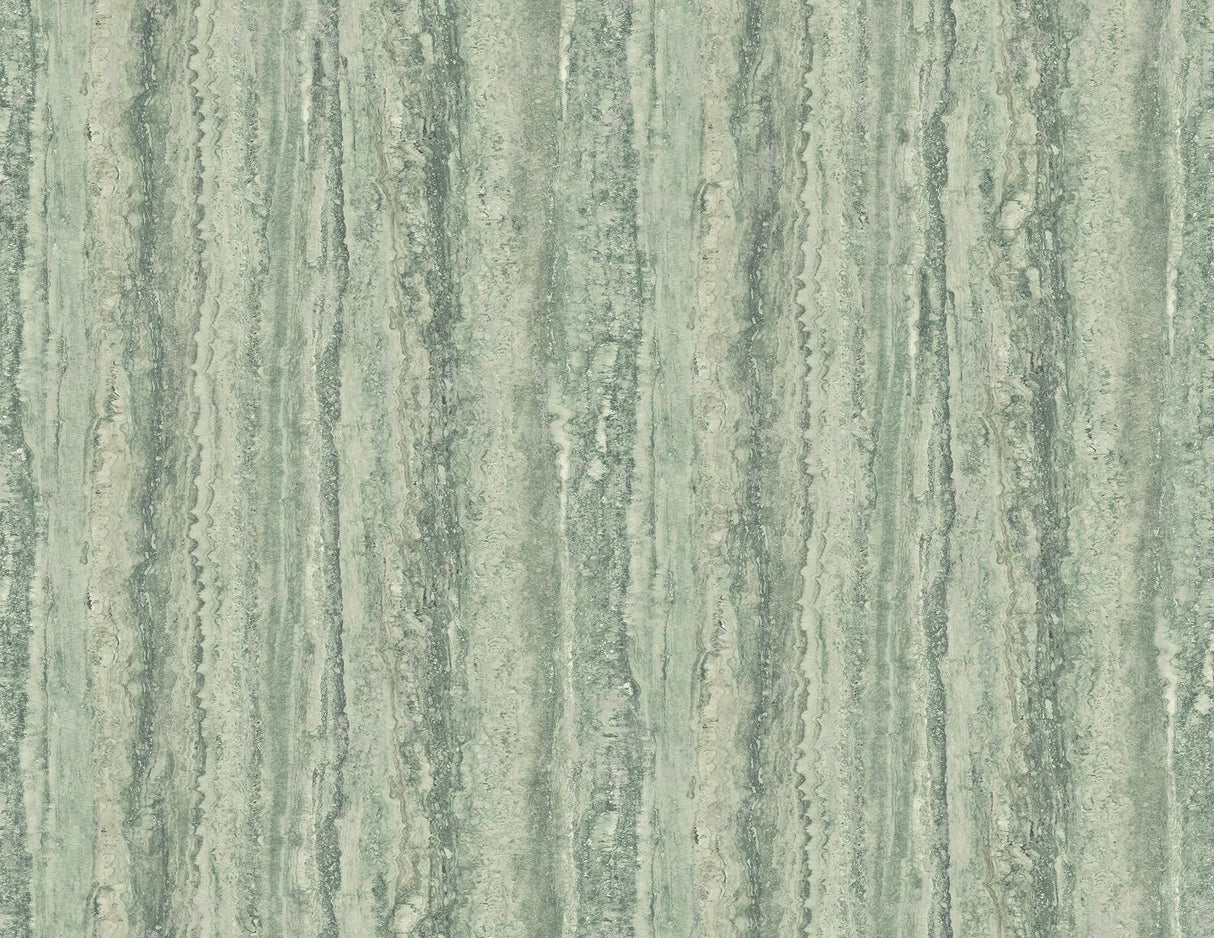 A-Street Prints Hilton Marbled Paper Green Wallpaper