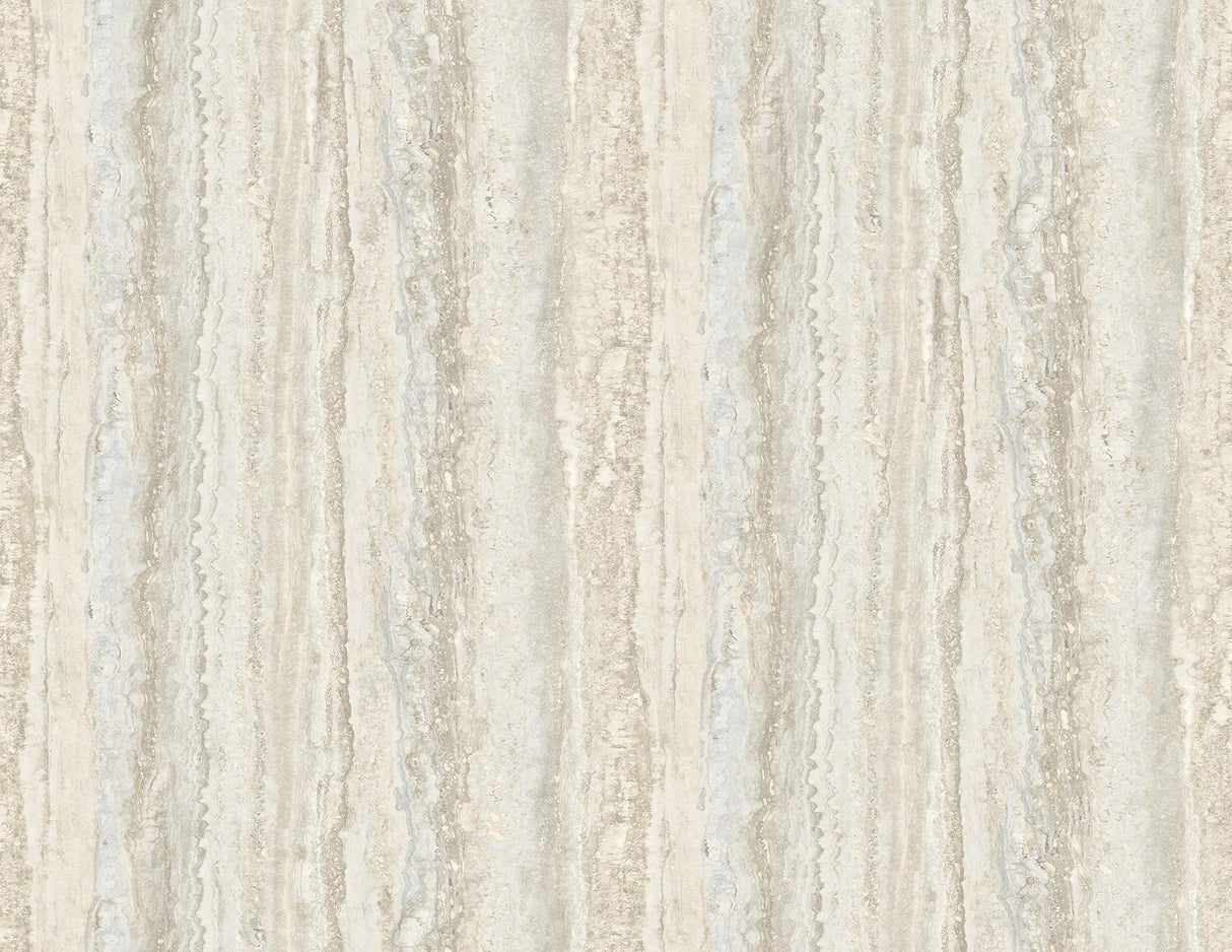 A-Street Prints Hilton Taupe Marbled Paper Wallpaper