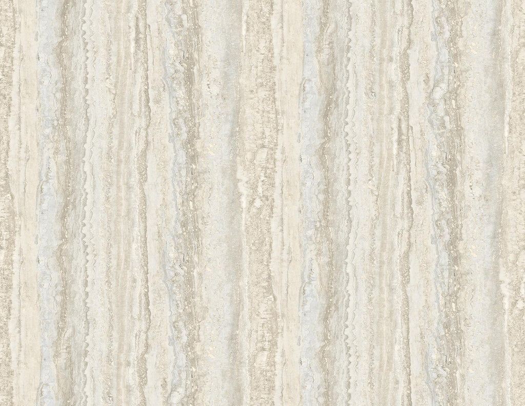 A-Street Prints Hilton Taupe Marbled Paper Wallpaper