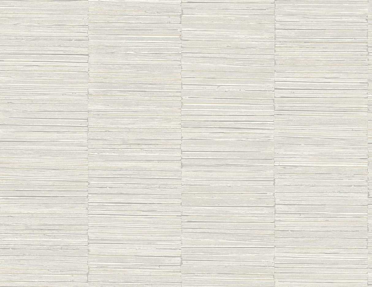 A-Street Prints Jenga Light Grey Striped Column Wallpaper