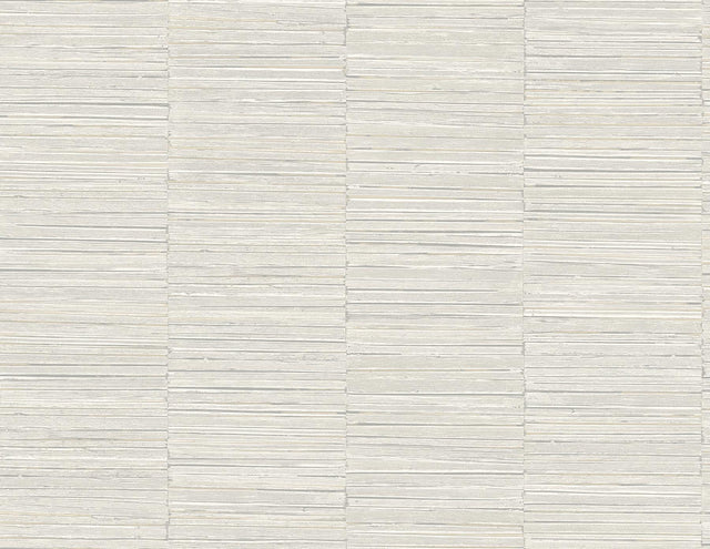 A-Street Prints Jenga Light Grey Striped Column Wallpaper