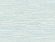 A-Street Prints Jenga Aqua Striped Column Wallpaper