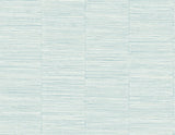 A-Street Prints Jenga Aqua Striped Column Wallpaper