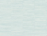 A-Street Prints Jenga Striped Column Aqua Wallpaper